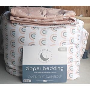 Nod & Winks Zipper Bedding Set – Full Size – Over the Rainbow – Kids Bedding